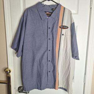 Harley Davidson Men’s Button Up Shirt Size XXL